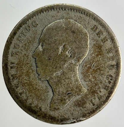 1848 Netherlands 25 Cents Silver Coin | Collectable Grade