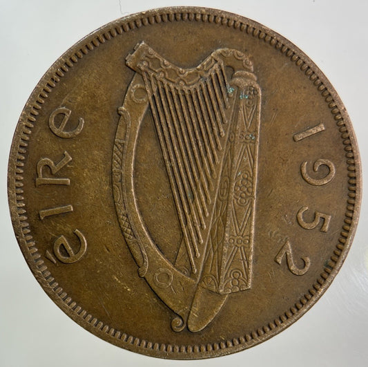 1952 Irish One Penny Coin | Fine Collectable Grade