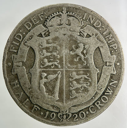 1920 George V Half - Crown Silver Coin | Collectable Grade