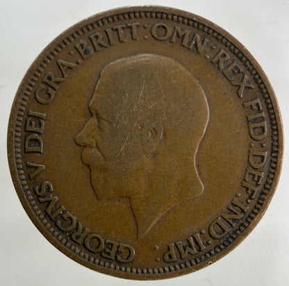 1929 George V Half - Penny Coin | Collectable Grade