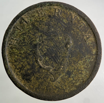 1805 Irish Half - Penny Coin | Collectable Grade