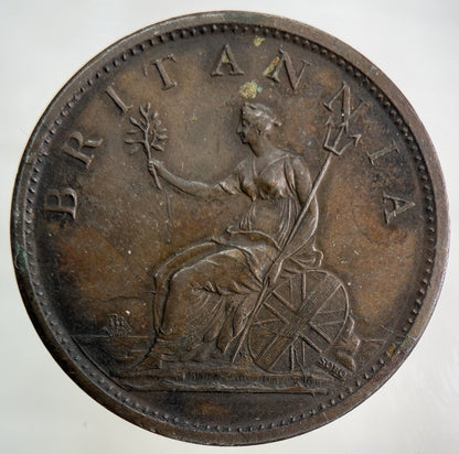 1806 George III 3rd One Penny Coin | Very Fine Grade