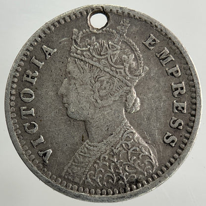 1888 India 2 Annas Silver Coin | Fine Collectable Grade