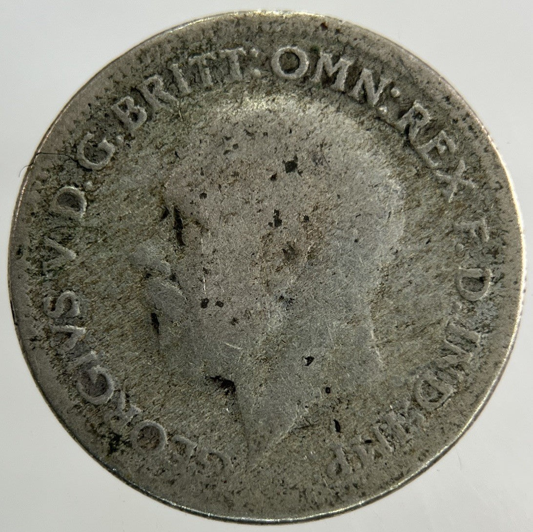 1931 George V Sixpence Silver Coin | Fair Grade