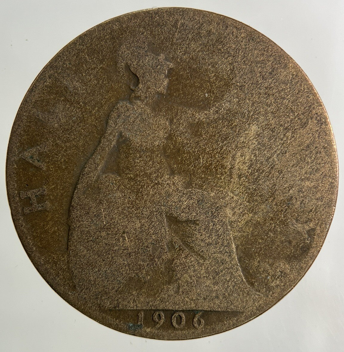 1906 Edward VII Half - Penny Coin | Fair Grade