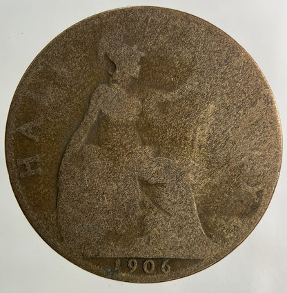 1906 Edward VII Half - Penny Coin | Fair Grade