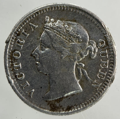 1888 Hong Kong 5 Cents Silver Coin | Collectable Grade