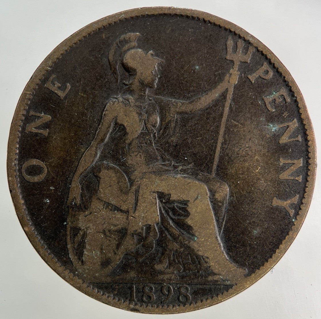 1898 Victoria One Penny Coin | Collectable Grade