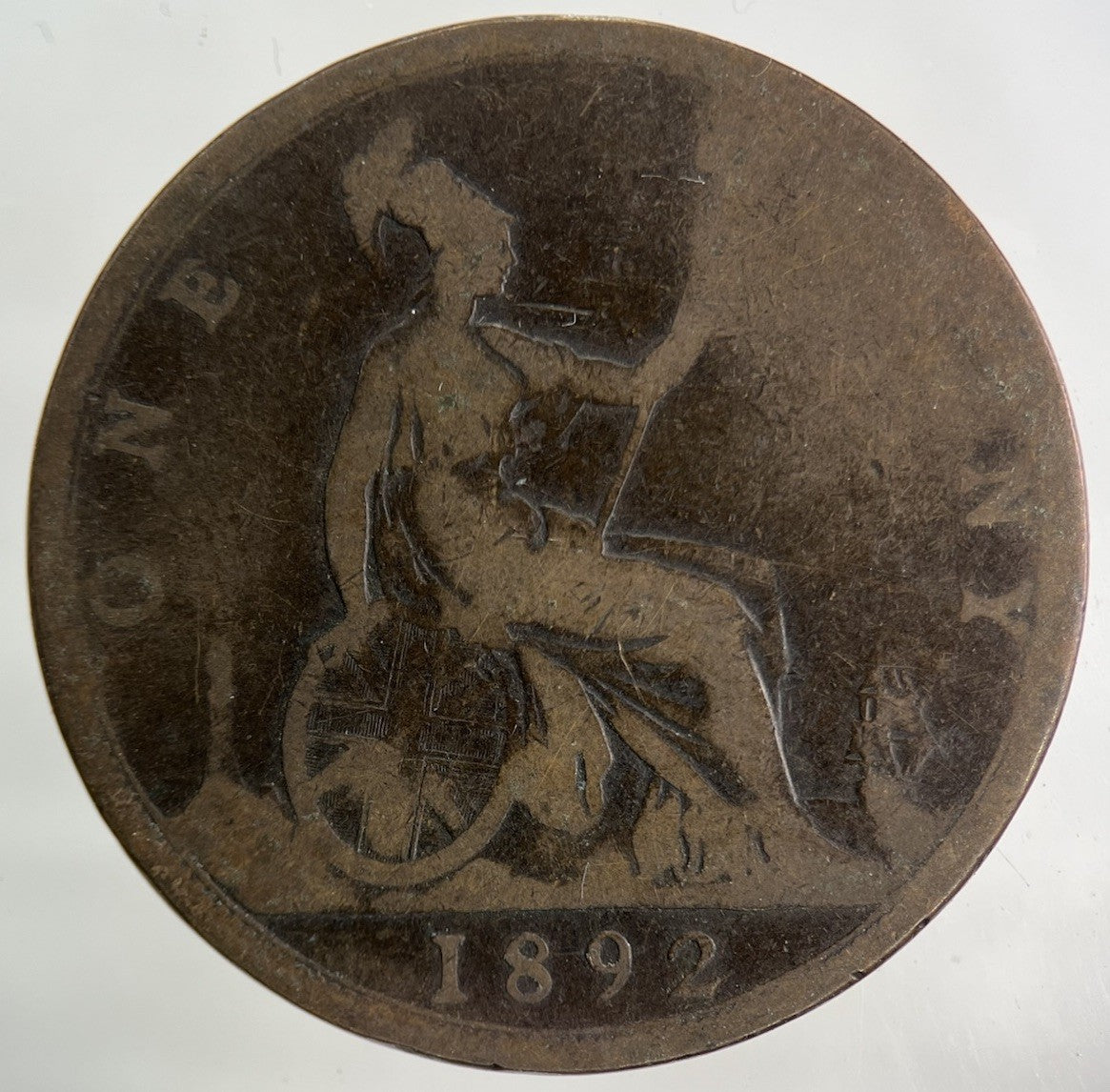 1892 Victoria One Penny Coin | Collectable Grade