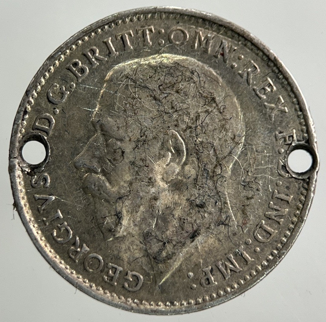 1919 George V Threepence Silver Coin | Fine Collectable Grade