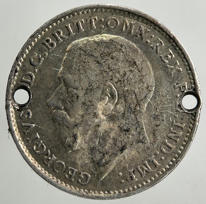 1919 George V Threepence Silver Coin | Fine Collectable Grade