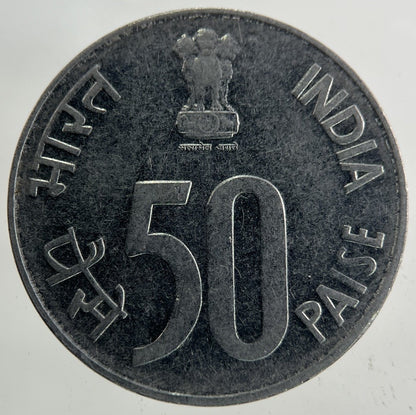 1990 India 50 Paise Coin | Collectable Grade