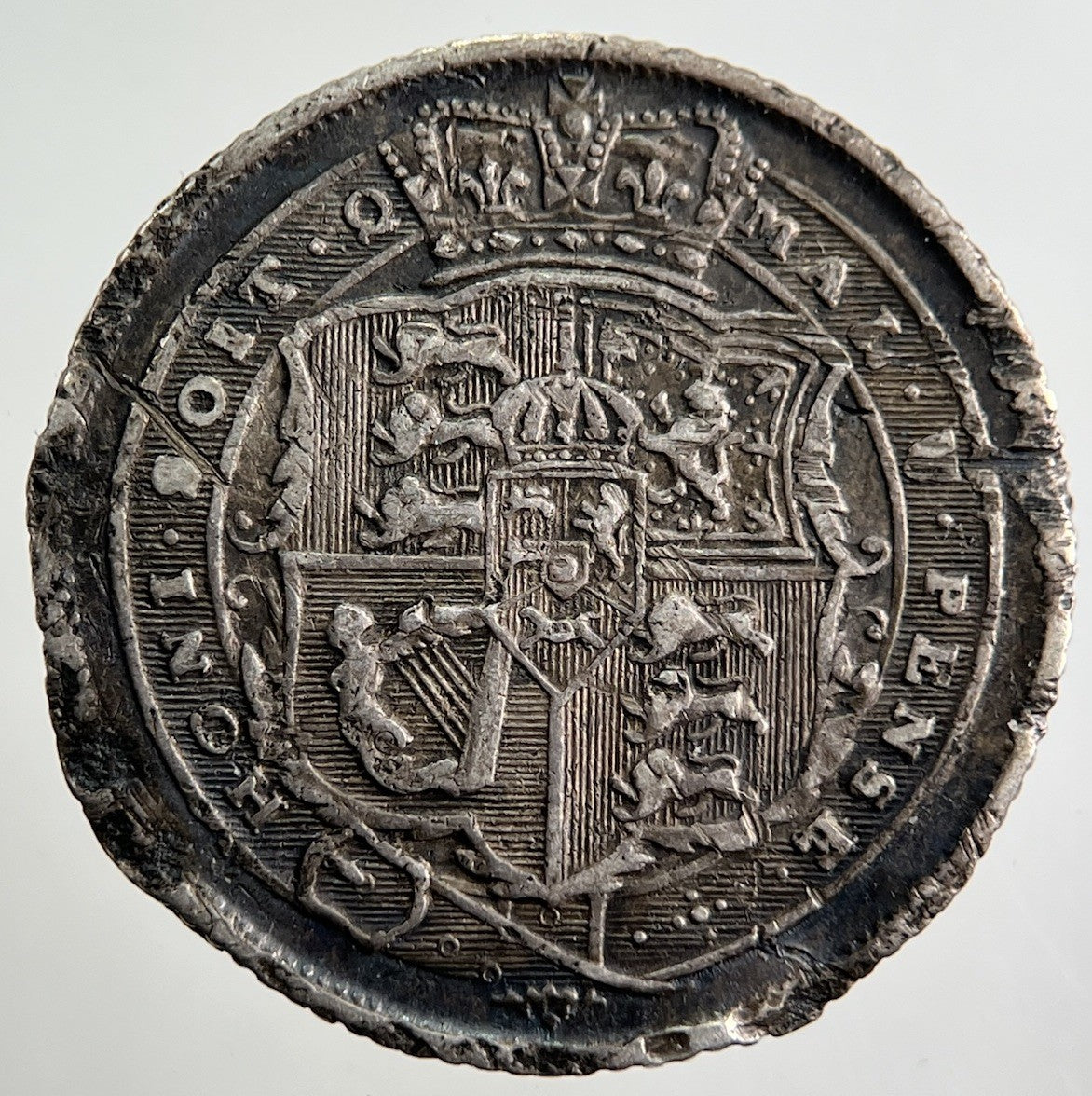1817 George III 3rd Sixpence Silver Coin | Fine Collectable Grade