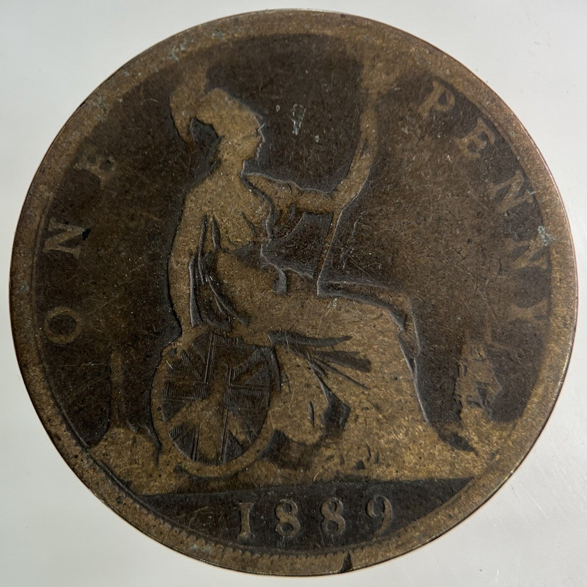 1889 Victoria One Penny Coin | Collectable Grade