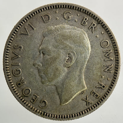 1944 George VI Shilling Silver Coin | Fine Collectable Grade