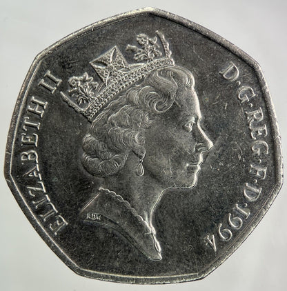 1994 Elizabeth II 2nd D - Day 50p Fifty - Pence Coin | Collectable Grade