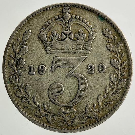 1920 George V Threepence Silver Coin | Collectable Grade