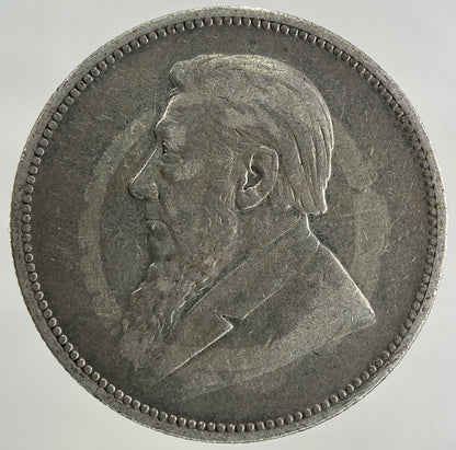 1896 South Africa Florin Silver Coin | Fine Collectable Grade