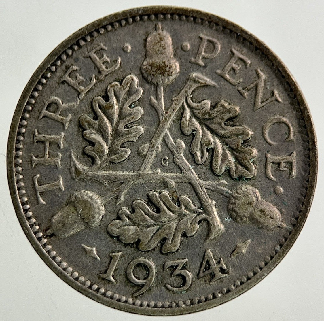 1934 George V Threepence Silver Coin | Collectable Grade