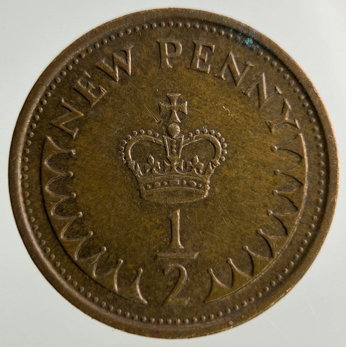 1976 Elizabeth II 2nd 1/2 Half - Penny Coin | Fine Collectable Grade