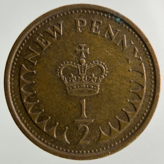 1976 Elizabeth II 2nd 1/2 Half - Penny Coin | Fine Collectable Grade
