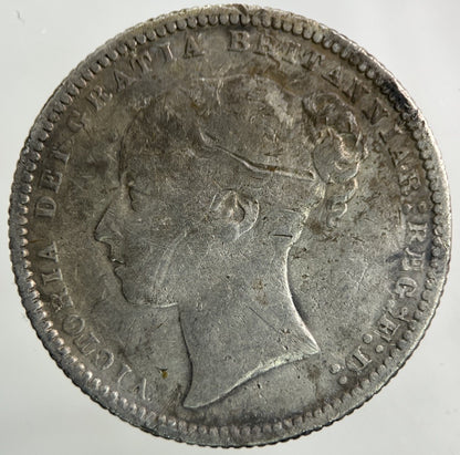 1871 Victoria Shilling Silver Coin | Collectable Grade