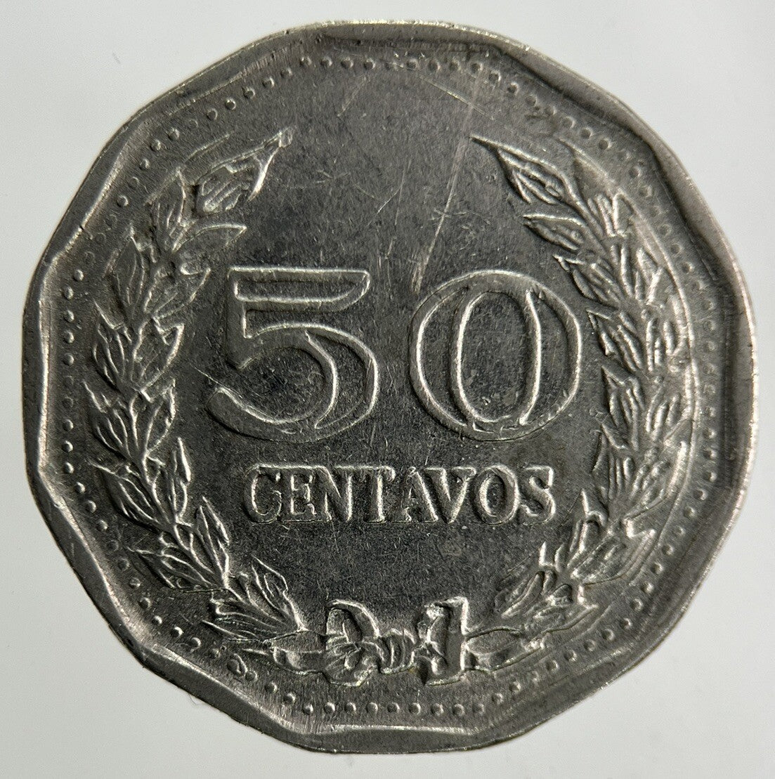 1970 Colombia 50 Centavos Coin | Fine Collectable Grade