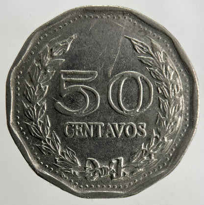 1970 Colombia 50 Centavos Coin | Fine Collectable Grade