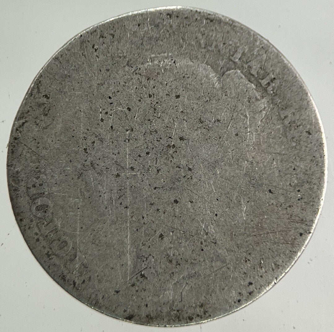 1875 Victoria Threepence Silver Coin | Fair Grade
