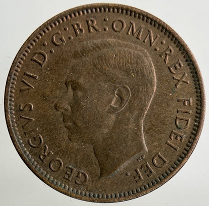 1951 George VI Wren Farthing Coin | Very High Grade