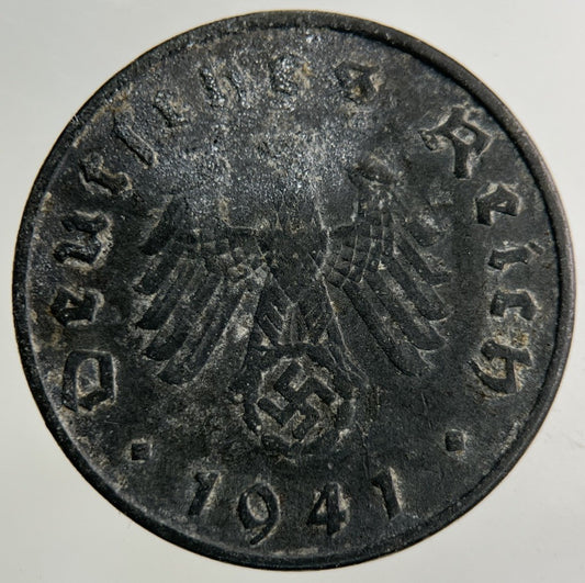 1941 Germany German Nazi 10 Pfennig Coin | Collectable Grade