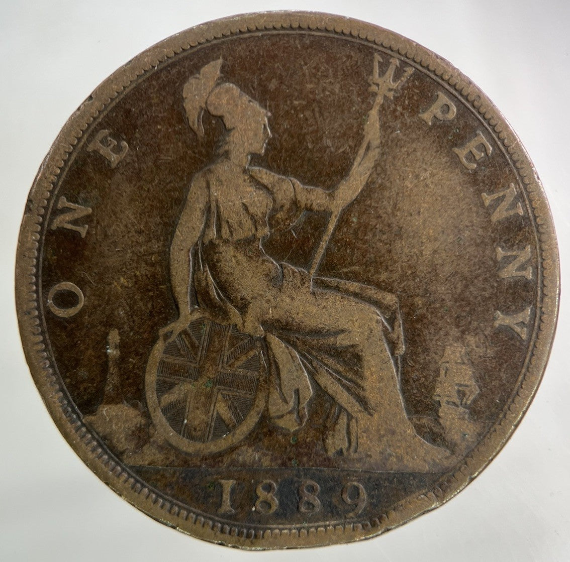1889 Victoria One Penny Coin | Collectable Grade
