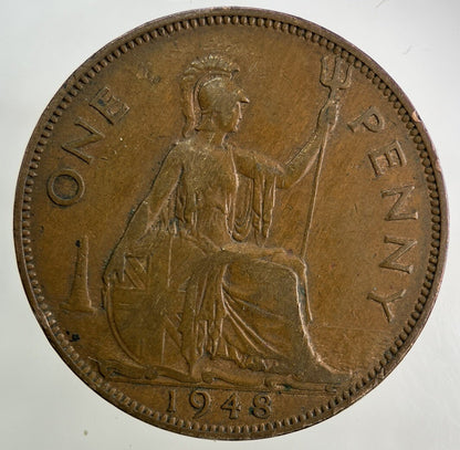 1948 George VI One Penny Coin | Collectable Grade