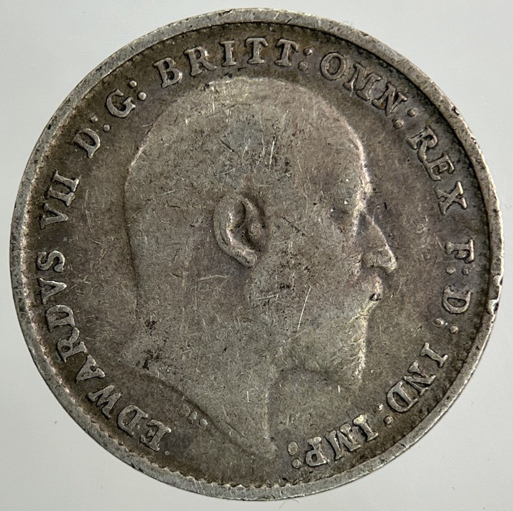 1906 Edward VII Threepence Silver Coin | Fine Collectable Grade