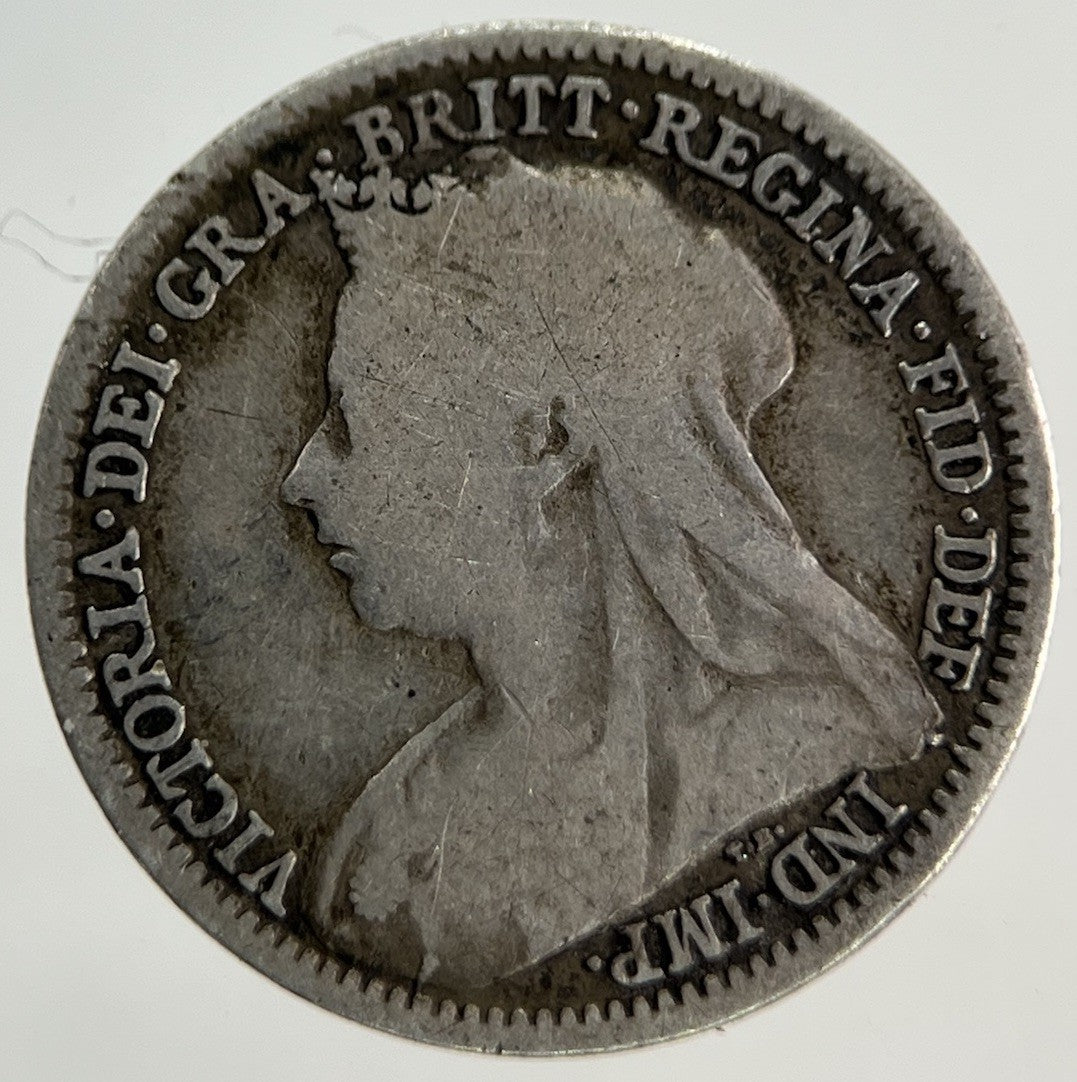 1895 Victoria Threepence Silver Coin | Fine Collectable Grade