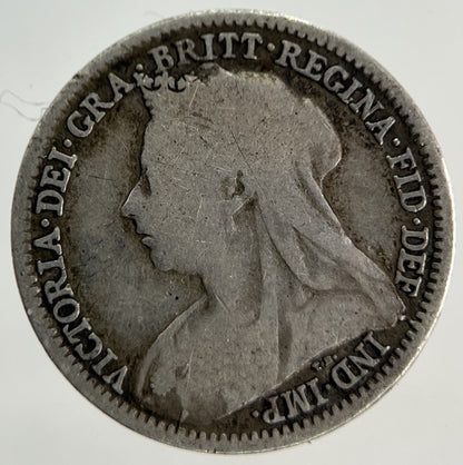 1895 Victoria Threepence Silver Coin | Fine Collectable Grade