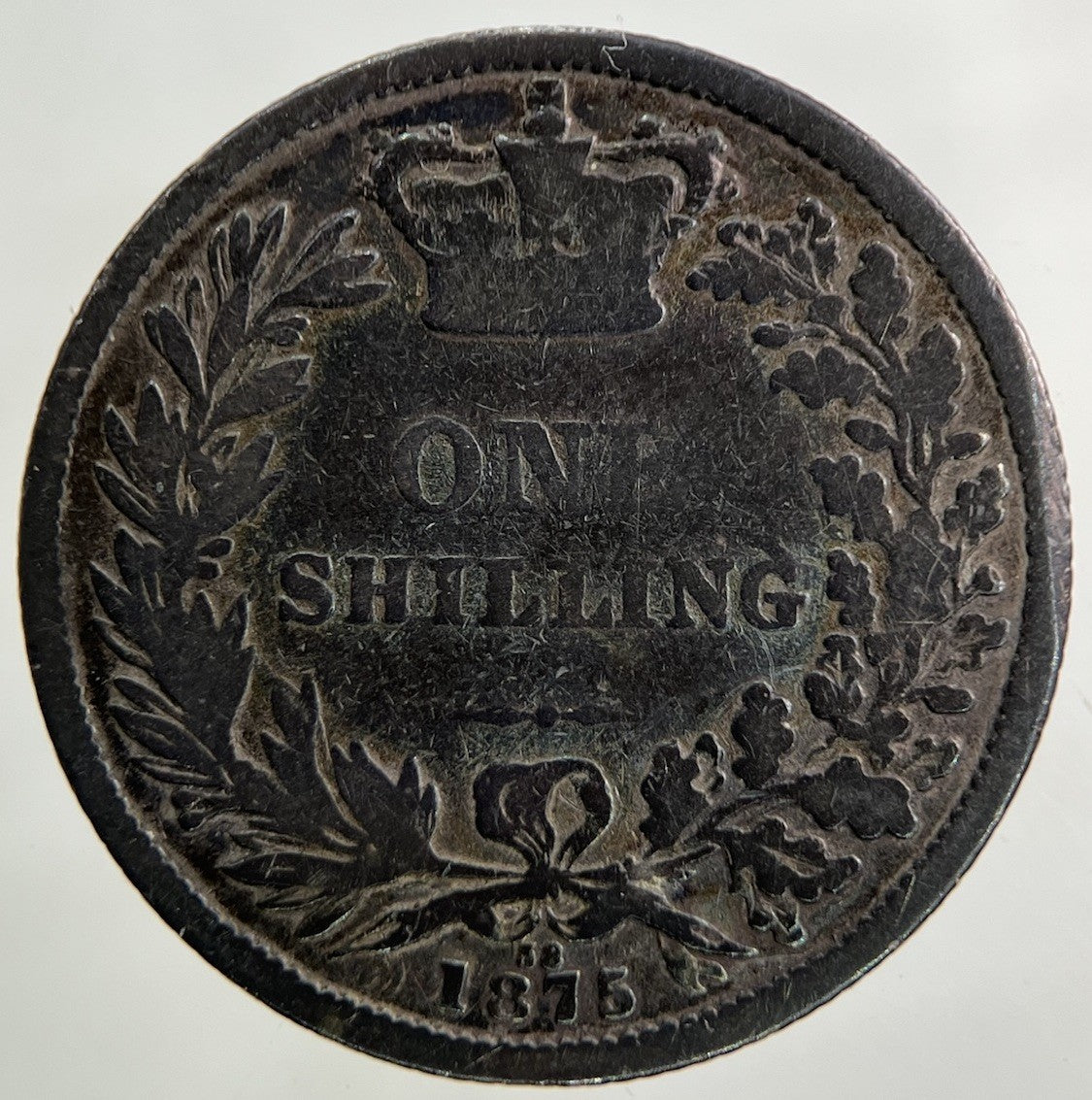 1875 Victoria Shilling Silver Coin | Collectable Grade