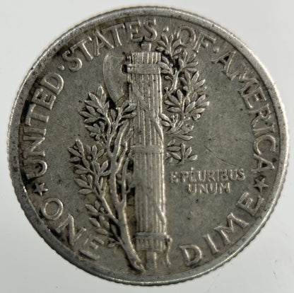 1937 US USA Mercury Dime Silver Coin | Collectable Grade