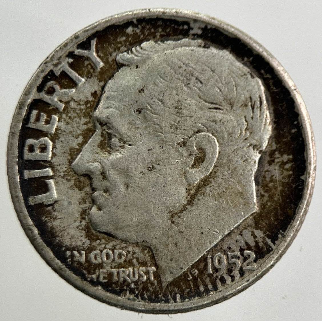 1952 US USA Roosevelt Dime Silver Coin | Collectable Grade