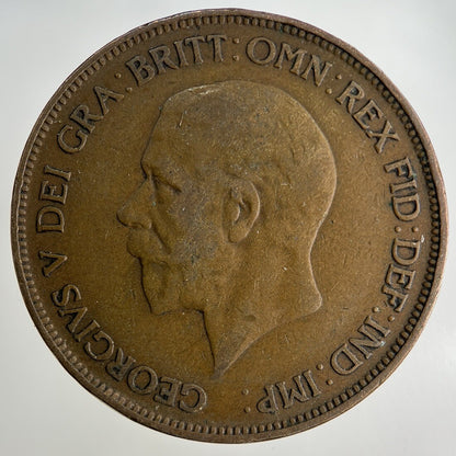 1928 George V One Penny Coin | Collectable Grade