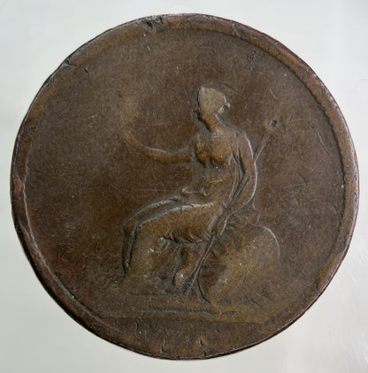 1806 George III 3rd One Penny Coin | Fair Grade