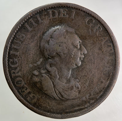 1799 George III 3rd Half - Penny Coin | Collectable Grade