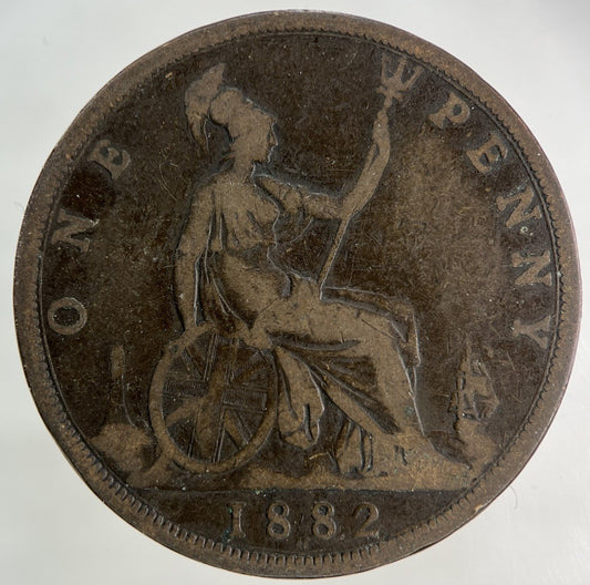1882 - H Victoria One Penny Coin | Collectable Grade