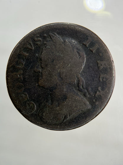1754 George II 2nd Farthing Coin | Collectable Grade