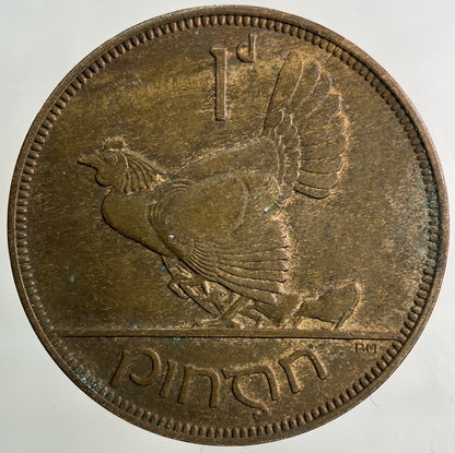 1935 Irish One Penny Coin | Very High Grade