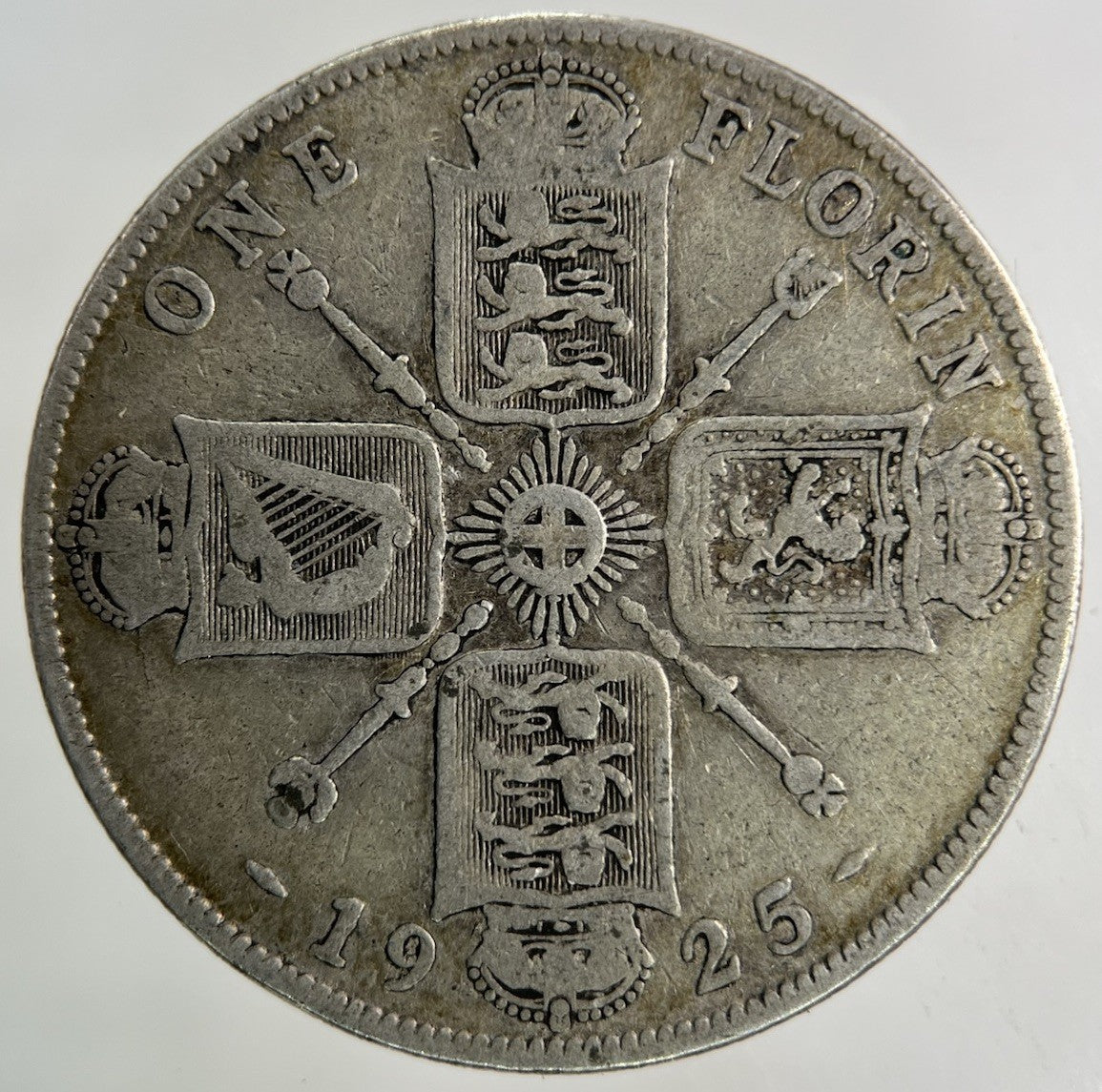 1925 George V Florin Silver Coin | Collectable Grade