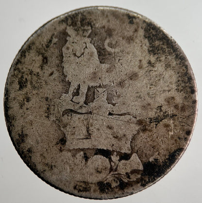 1825 George IV Shilling Silver Coin | Fair Grade | a8661