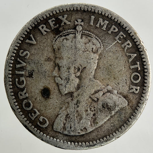 1927 South Africa Sixpence Silver Coin | Fair Grade