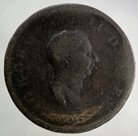 British George III 3rd Half - Penny Coin | Worn Grade