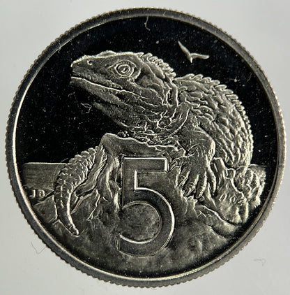 1967 New Zealand Proof 5 Cents Coin | Very High Grade